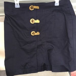 Tory Burch Navy Blue Skirt Sz 12